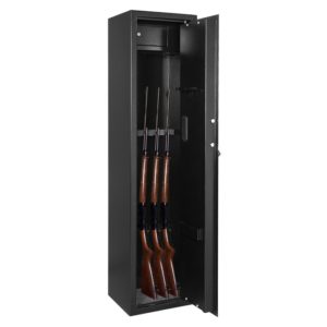 5 Rifle Large Storage Cabinet Gun Safe with Dual-Lock