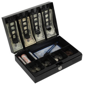Deluxe Cash Safe with Money Tray